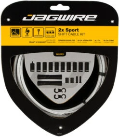 JAGWIRE 2X Sport Schaltzugset 20 JAGWIRE 2X Sport Schaltzugset -Heimtrainer 319253