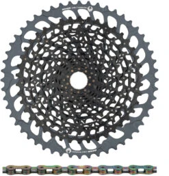 SRAM GX Eagle XG-1275 Kassette + Eagle Kette 12-fach Verschleißset -Heimtrainer 338264