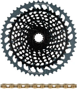 SRAM X01 Eagle XG-1295 Kassette + Eagle Kette 12-fach Verschleißset -Heimtrainer 347894